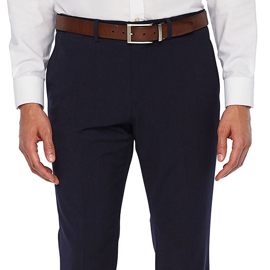JF J.Ferrar 360 Stretch Slim Fit Suit Pants, Color: Navy Fine Stripe ...