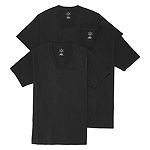 Stafford Heavyweight Mens 3 Pack Short Sleeve V Neck T-Shirt