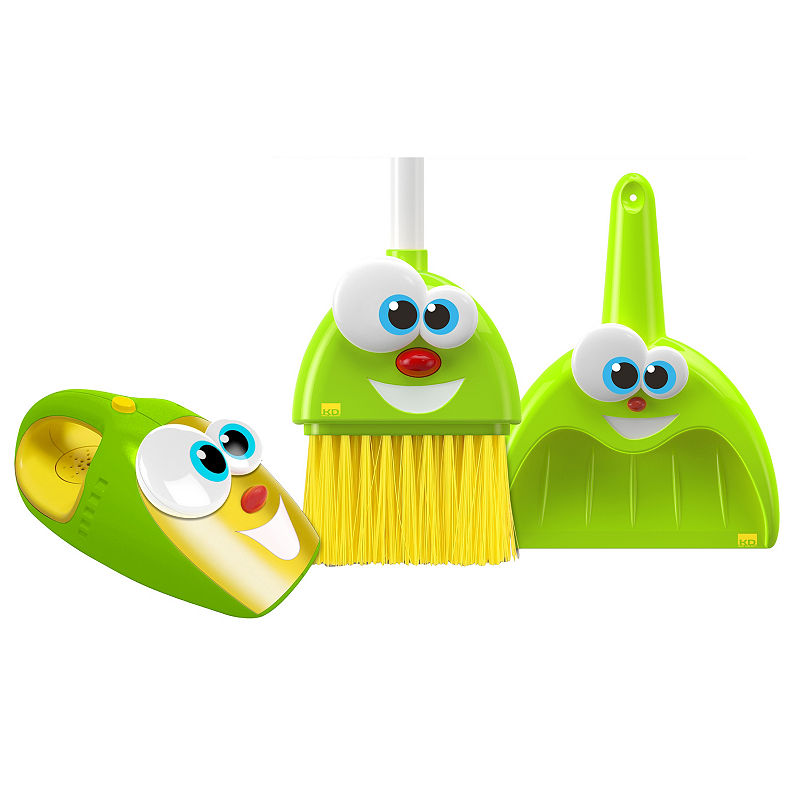 Kidz Delight Silly Sam & Laughing Larry Housekeeping Toys, Green