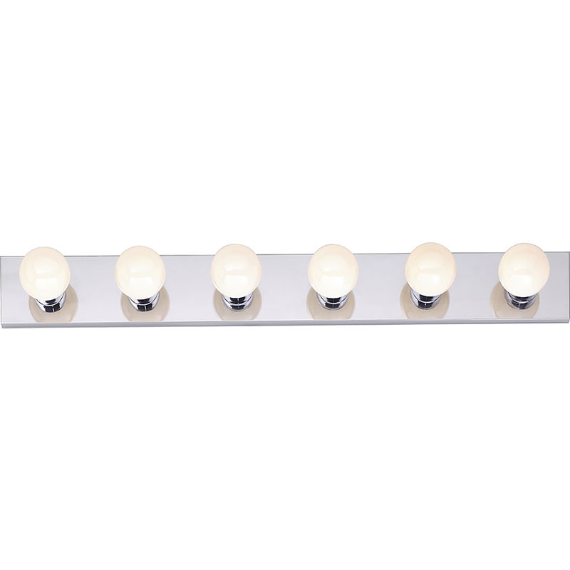 Nuvo Lighting SF77/194 Polished Chrome  Six Light 36" Bathroom Bar