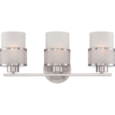 Filament Design 3-Light Brushed Nickel Bath Vanity - JCPenney