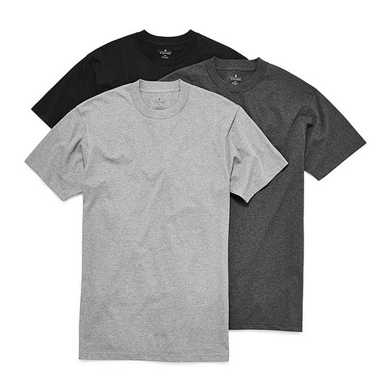 Stafford® Mens 3-pk Short Sleeve Crew Neck T-Shirt - JCPenney