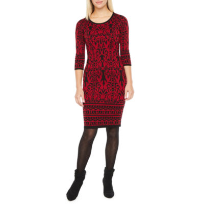 jcpenney plus size sweater dresses