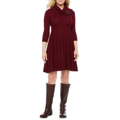 jcpenney petite sweater dresses