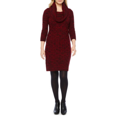 jcpenney petite sweater dresses