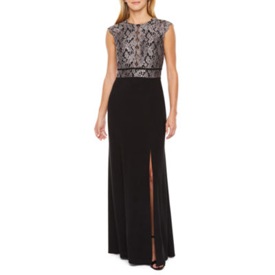 sequin wrap front dress