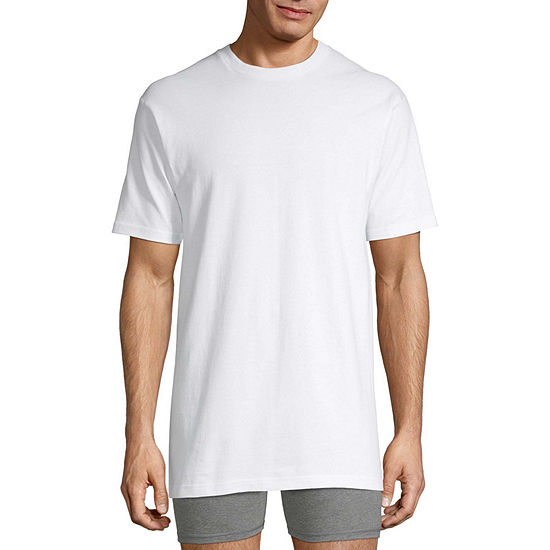 Stafford® 4-pk. Heavyweight Cotton Crewneck T-Shirts, Color: White