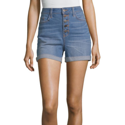 high waisted shorts jcpenney