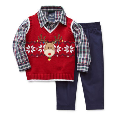 baby boy red sweater vest