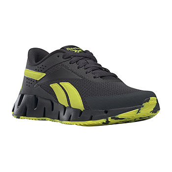 Reebok Zig Dynamica 2.0 Big Kids Boys Running Shoes, Color: Grey Black Yellow JCPenney