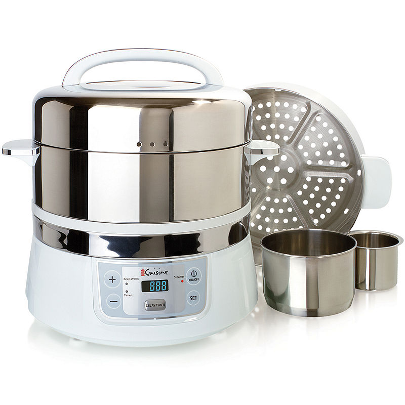 Euro Cuisine FS2500 Stainless Steel Electric Food Steamer