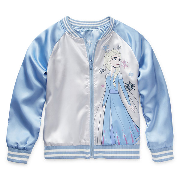 Disney Little & Big Girls Frozen Lightweight Bomber Jacket