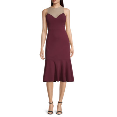 premier amour sleeveless fit & flare dress