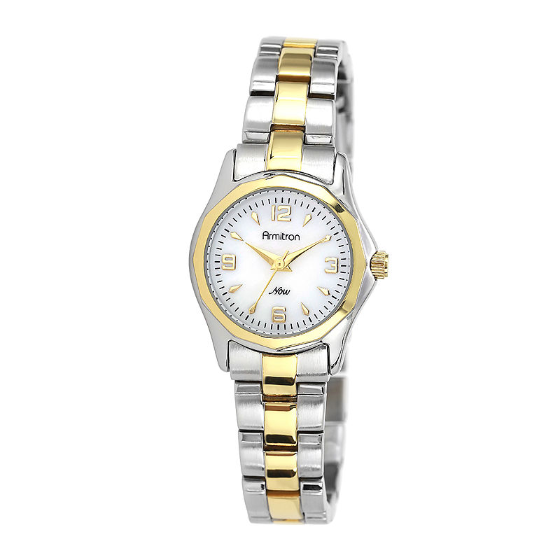 UPC 086702465514 product image for Armitron Now Womens Two-Tone Mother-of-Pearl Watch | upcitemdb.com