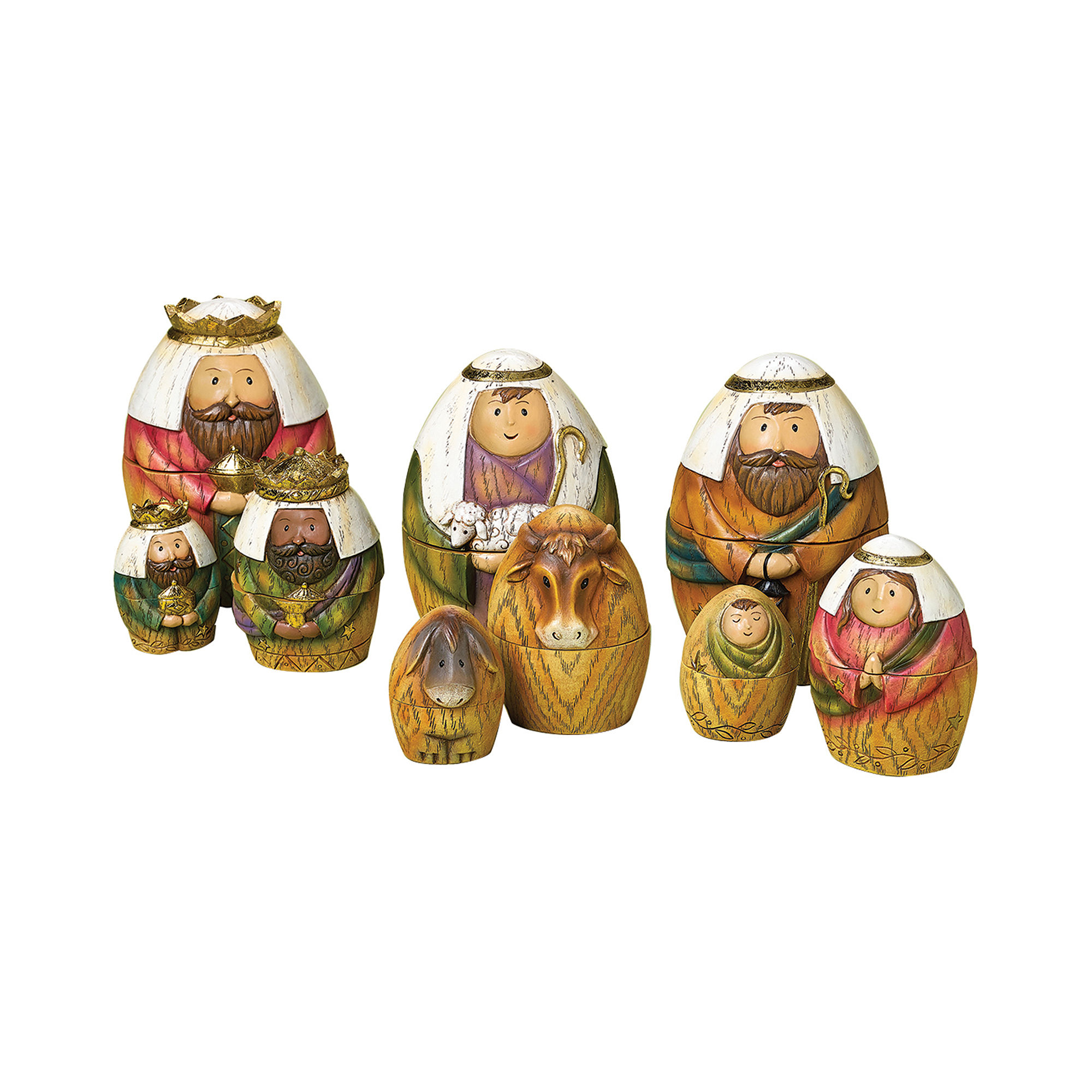 UPC 089945549751 product image for Roman 9-pc. Nativity Nesting Dolls | upcitemdb.com