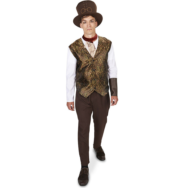 Buyseasons Steampunk Man With Neck Piece Adult Costume