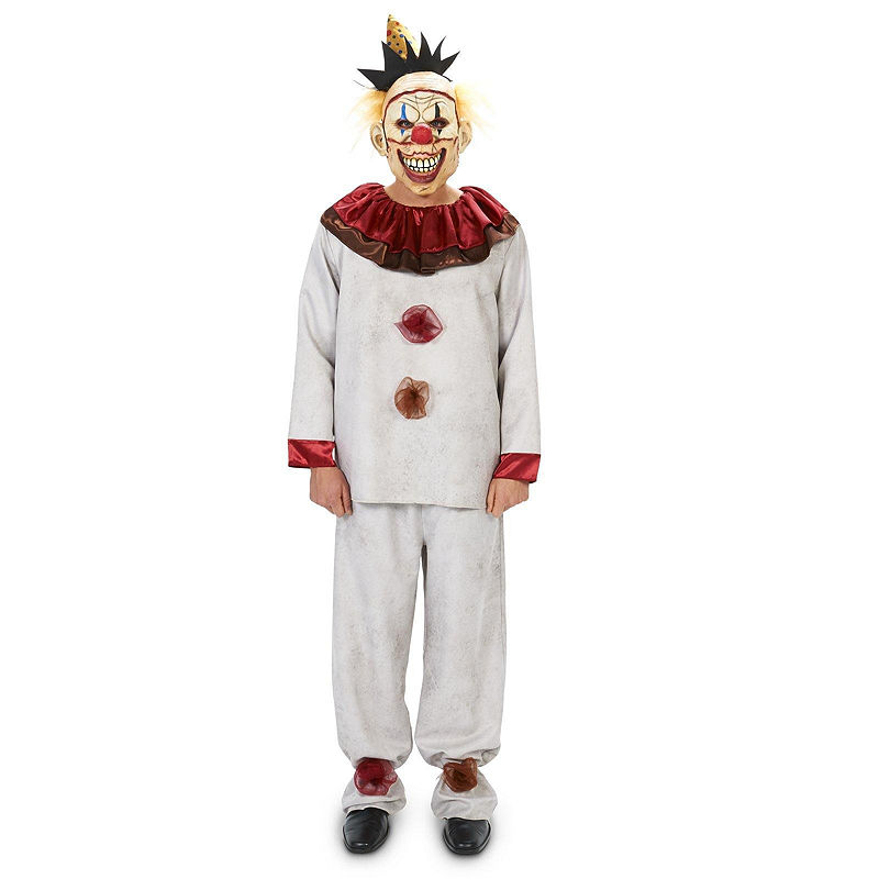 Buyseasons Scary The Carnival Clown With Mask Adult Costume