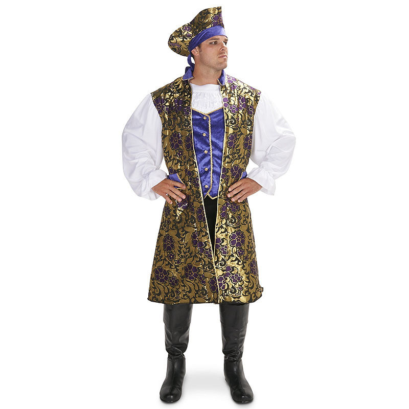 Buyseasons Royal Brocade Pirate Tunic Vest Set Adult Costume, Girls, Size X-Large