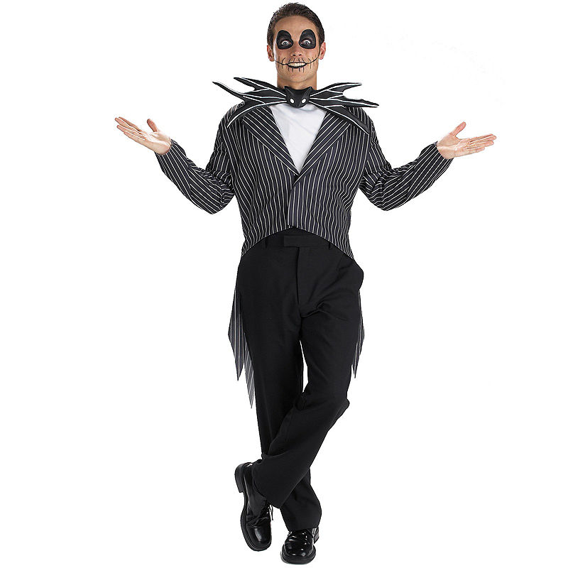 Buyseasons Jack Skellington Costume Adult, Girls, Size X-Large, Black