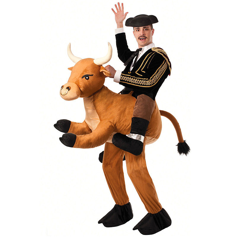 Buyseasons Ride A Bull Adult Costume - One Size Fits Most, Brown