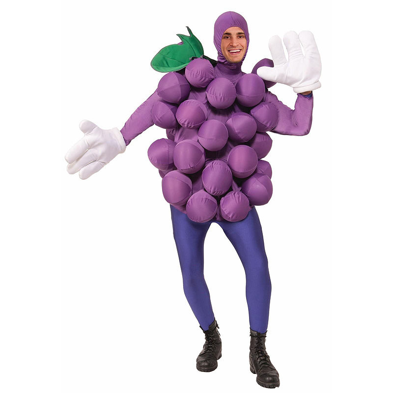 Buyseasons Purple Grapes Adult Unisex Costume