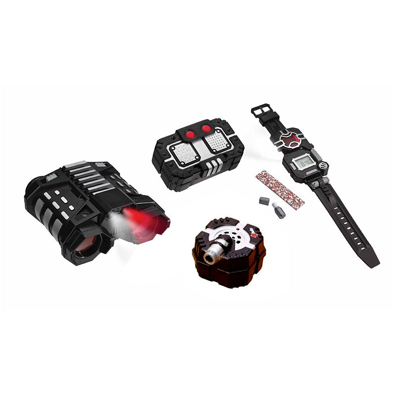 Mukikim - Spyx Recon Set With Night Nocs, Voice Scrambler, Recon Watch And Motion Alarm, Boys, Black