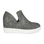 Journee Collections Womens Cardi Sneaker Wedge
