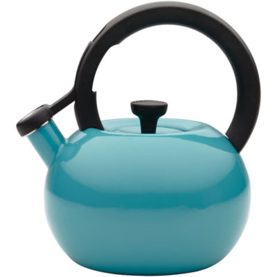 turquoise tea kettle