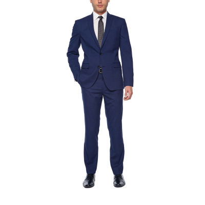 slim fit stretch plaid suit separate collectio