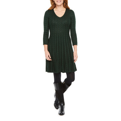 jcpenney petite sweater dresses