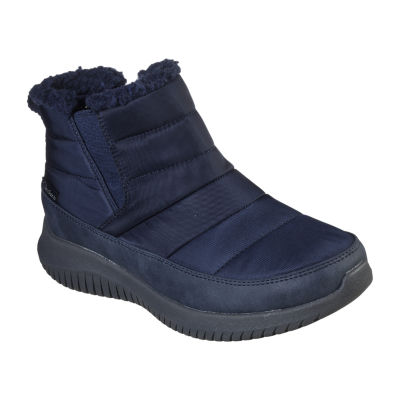 skechers boots blue