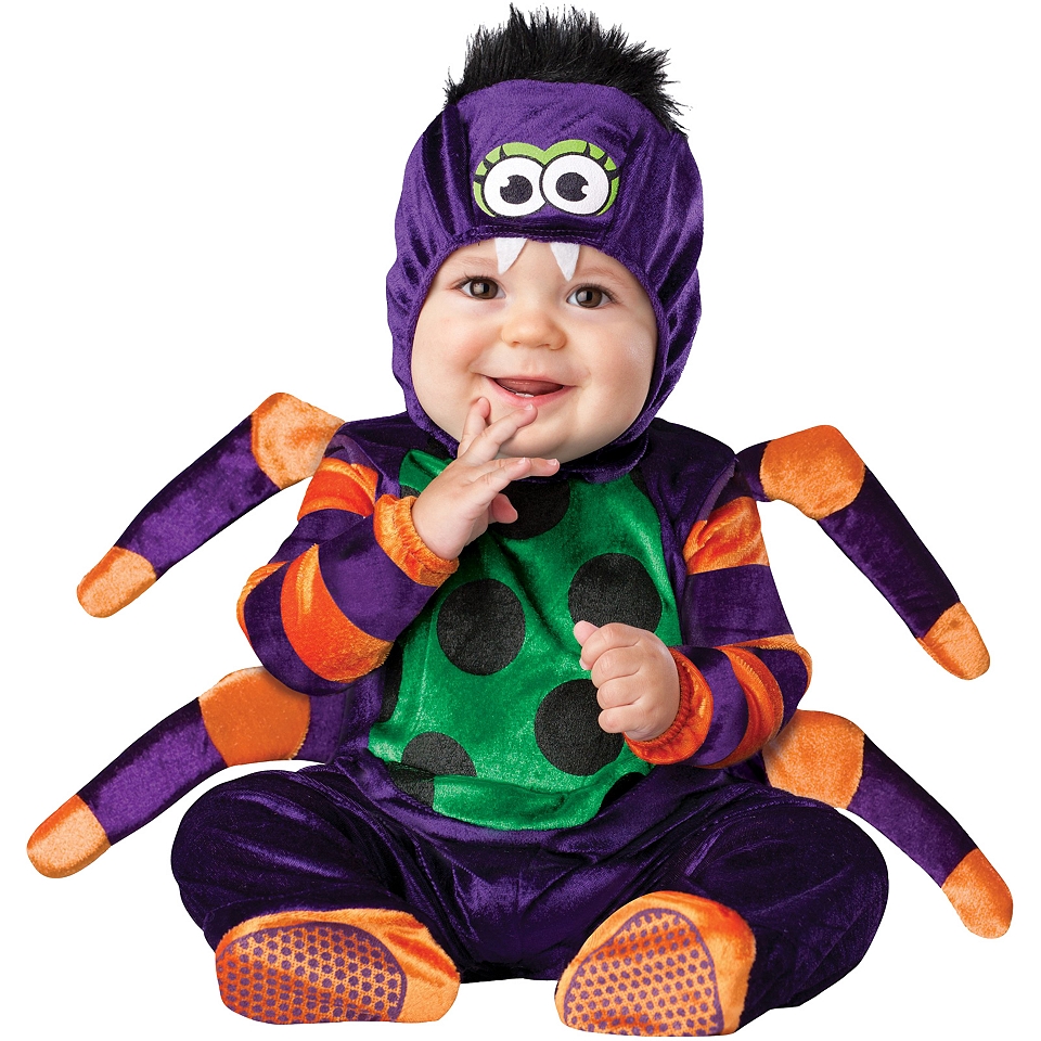 Itsy Bitsy Spider Infant/Toddler Costume, Purple, Boys