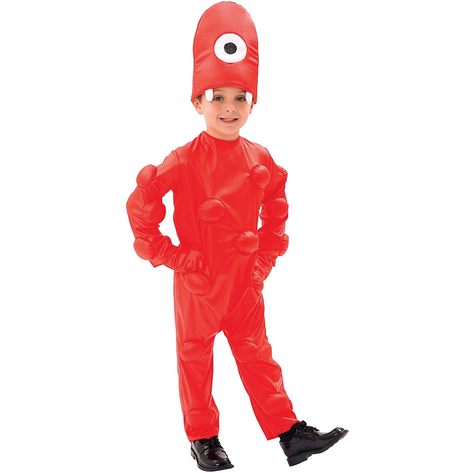 Yo Gabba Gabba Muno Toddler Costume, Red, Boys