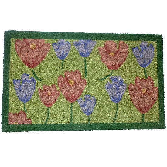 Tulips Rectangle Doormat - 18"X30"
