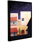 Brushstone Adobe Village Forms Gallery Wrapped Floater-Framed Canvas Wall Art