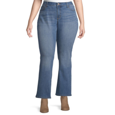 st john's bay petite bootcut jeans