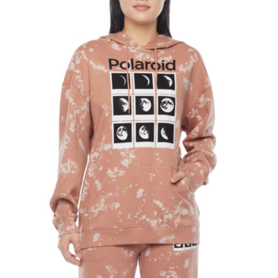 Polarid Juniors Womens Oversized Graphic Hoodie
