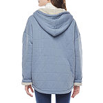 Arizona Hooded Midweight Quilted Jacket-Juniors