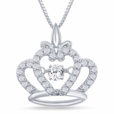 disney princess crown necklace