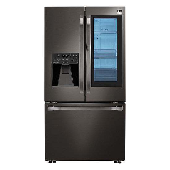 Image result for 8. LG 21.7 Cu. Ft. Side by Side Instaview Door-in-Door Counter-Depth Smart Wi-Fi Refrigerator.