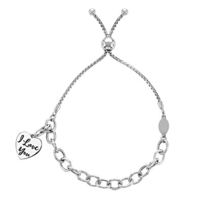 silver charm bracelets for women