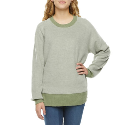 arizona juniors womens crew neck long sleeve sweatshirt