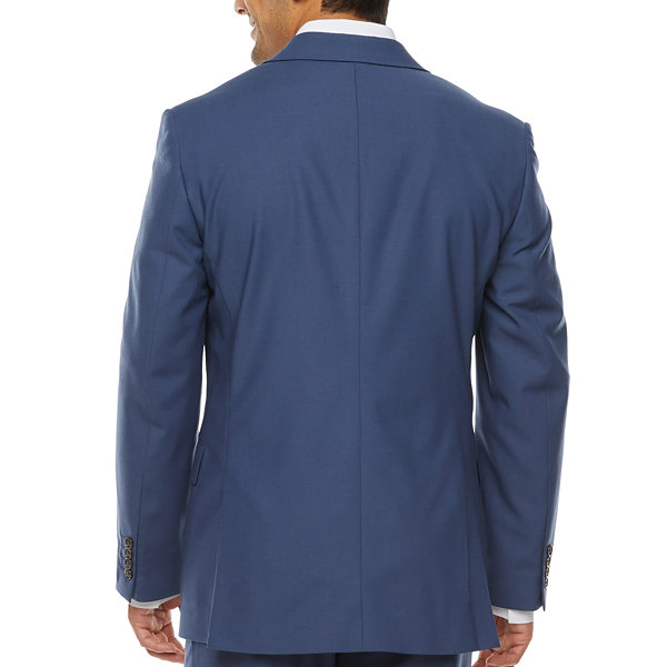 Stafford Signature Smart Wool Mens Stretch Classic Fit Suit Jacket-Big and Tall