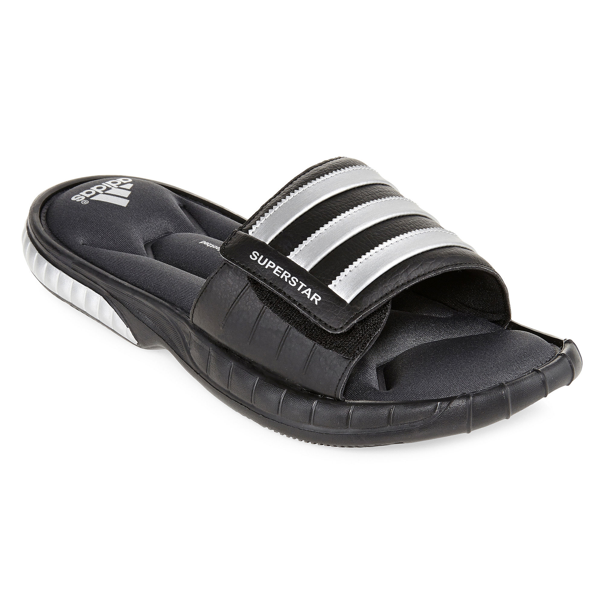 UPC 886037162429 product image for adidas Superstar 3G Mens Slide Sandals | upcitemdb.com