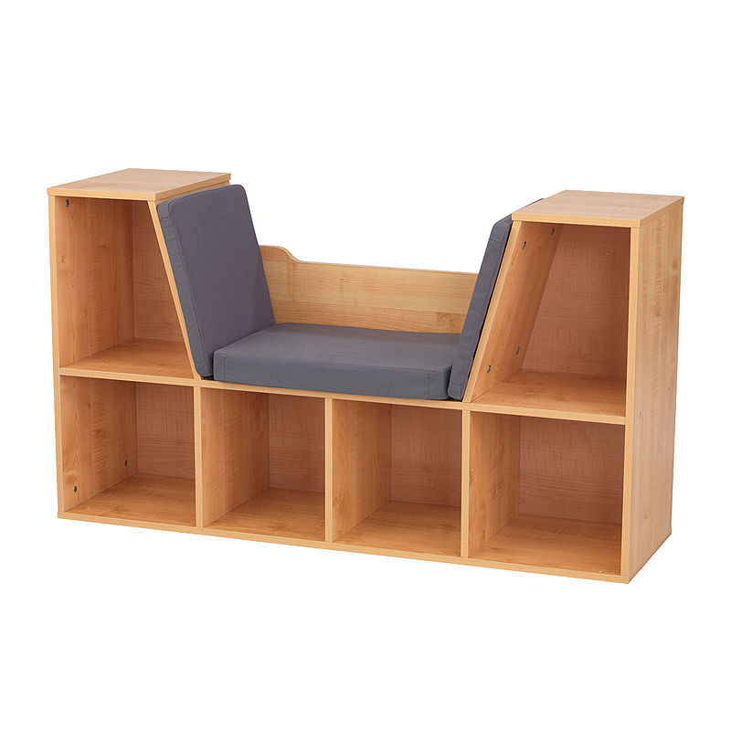 KidKraft Bookcase with Reading Nook, Natural