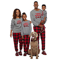 Boys Women and Men WISREMT Classic Red Plaid Cotton Soft Christmas Family Pajamas Set for Girls 