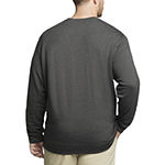 IZOD Classic Mens Crew Neck Long Sleeve Layered Top Big and Tall