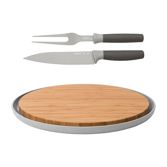 BergHOFF 3-pc Carving and Bamboo Cutting Board Set