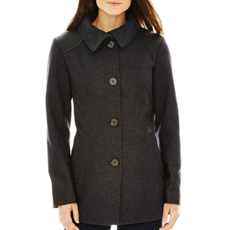 Nicole By Nicole Miller Wool-blend Pea Coat – Jetworks