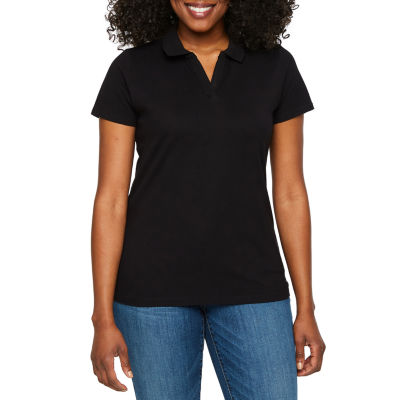 jcpenney polo shirts womens
